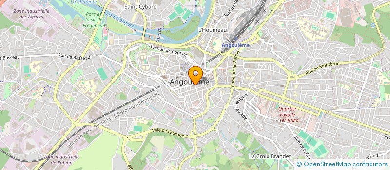 localisation de l'entreprise MADAME FREDERIQUE NICOLA à ANGOULEME