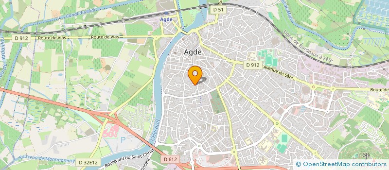 localisation de l'entreprise MADAME FREDERIQUE NICOT à AGDE