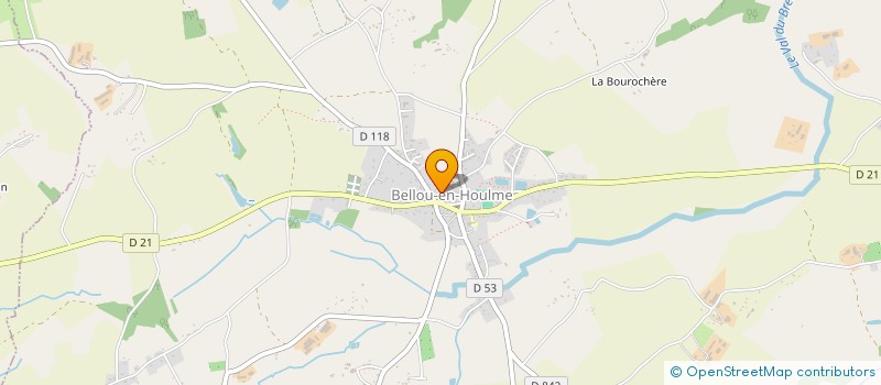 localisation de l'entreprise MADAME FREDERIQUE OLLIVIER à BELLOU-EN-HOULME