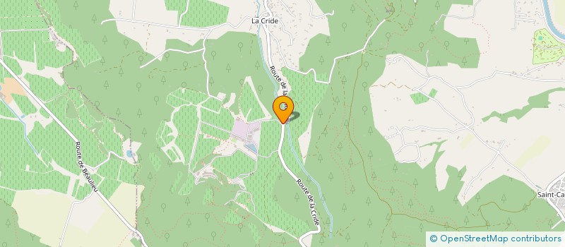 localisation de l'entreprise MADAME FREDERIQUE ORTEGA  LE PUY-SAINTE-REPARADE