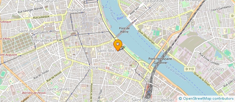 localisation de l'entreprise MADAME FREDERIQUE PAGENAUD  BORDEAUX