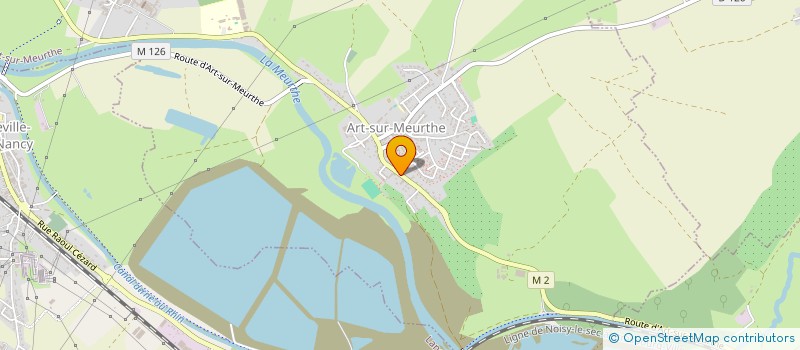 localisation de l'entreprise MADAME FREDERIQUE PARISOT  ART-SUR-MEURTHE