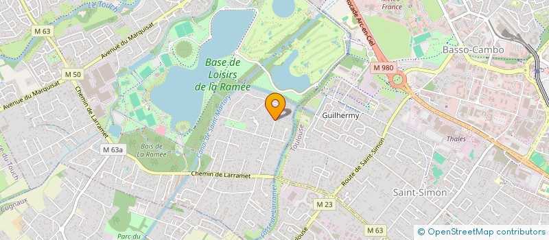 localisation de l'entreprise MADAME FREDERIQUE PASQUAL DIT PASCAL  TOURNEFEUILLE