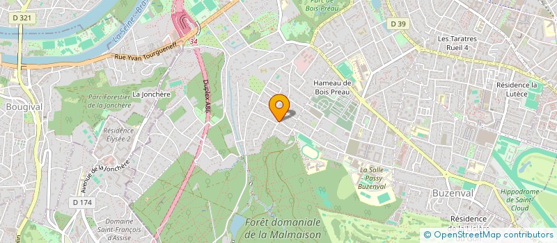 localisation de l'entreprise MADAME FREDERIQUE PASSEBON à RUEIL-MALMAISON