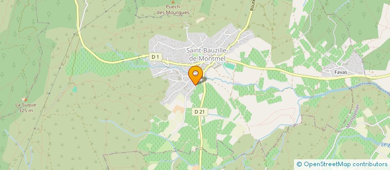 localisation de l'entreprise MADAME FREDERIQUE PATIN  SAINT-BAUZILLE-DE-MONTMEL