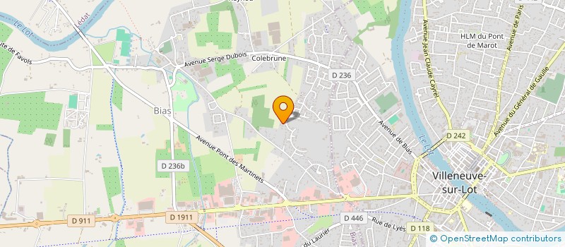 localisation de l'entreprise MADAME FREDERIQUE PAULINE ORSINI  BIAS