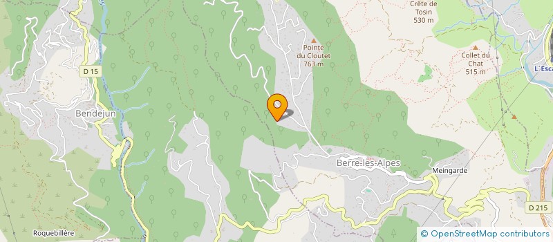 localisation de l'entreprise MADAME FREDERIQUE PELAZ  BERRE-LES-ALPES