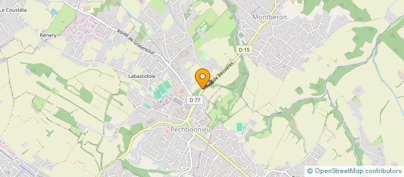 localisation de l'entreprise MADAME FREDERIQUE PELLETAN  PECHBONNIEU