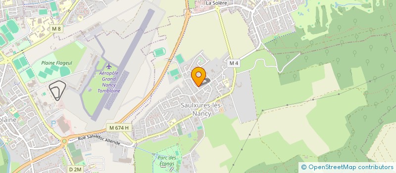 localisation de l'entreprise MADAME FREDERIQUE PELTE  SAULXURES-LES-NANCY