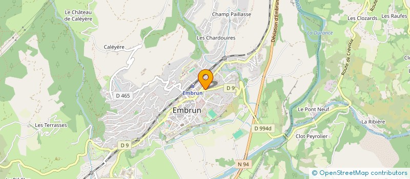localisation de l'entreprise MADAME FREDERIQUE PEREZ à EMBRUN