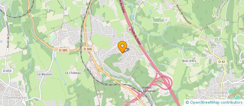 localisation de l'entreprise MADAME FREDERIQUE PERRET DRIOUX  LISSIEU