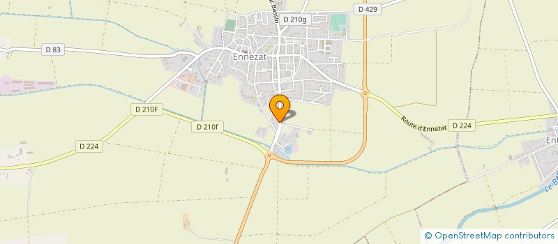 localisation de l'entreprise MADAME FREDERIQUE PERRIER  ENNEZAT