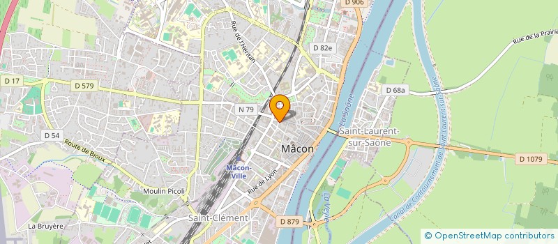 localisation de l'entreprise MADAME FREDERIQUE PERRON à MACON