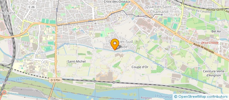 localisation de l'entreprise MADAME FREDERIQUE PESSEMIER à AVIGNON