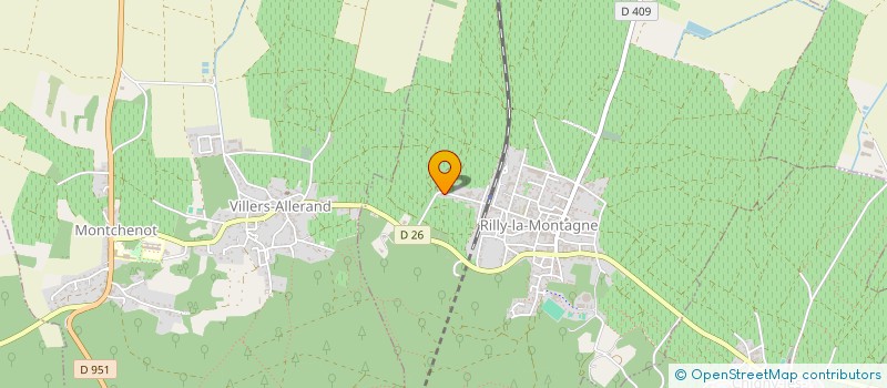 localisation de l'entreprise MADAME FREDERIQUE PHILBERT  RILLY-LA-MONTAGNE