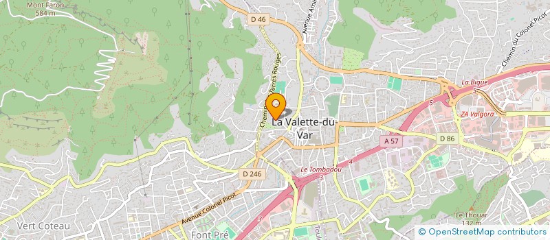 localisation de l'entreprise MADAME FREDERIQUE PHILIPPE à LA VALETTE-DU-VAR
