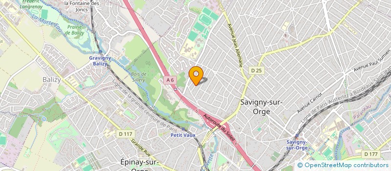 localisation de l'entreprise MADAME FREDERIQUE PIETRI à SAVIGNY-SUR-ORGE
