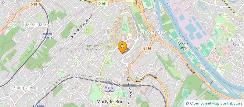 localisation de l'entreprise MADAME FREDERIQUE PILLET à MARLY-LE-ROI