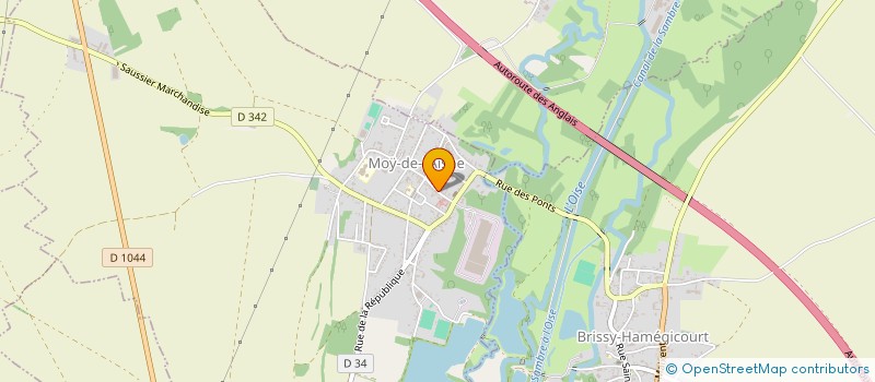 localisation de l'entreprise MADAME FREDERIQUE PILLET à MOY-DE-L'AISNE