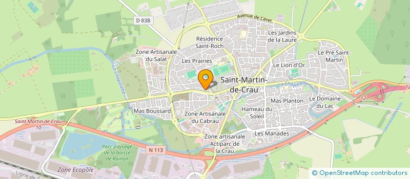 localisation de l'entreprise MADAME FREDERIQUE PINOUT à SAINT-MARTIN-DE-CRAU