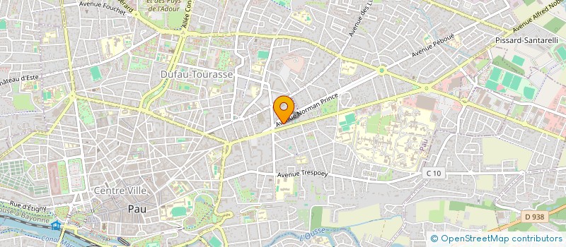 localisation de l'entreprise MADAME FREDERIQUE PIRONNEAU  BILLERE