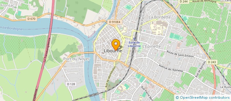 localisation de l'entreprise MADAME FREDERIQUE POTTIER  LIBOURNE