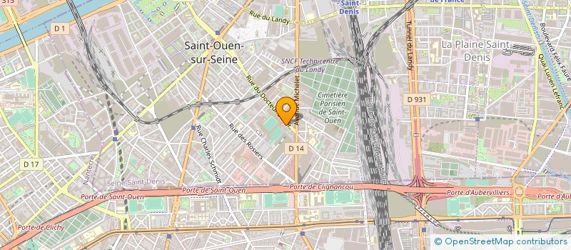 localisation de l'entreprise MADAME FREDERIQUE POUZADOUX à SAINT-OUEN-SUR-SEINE