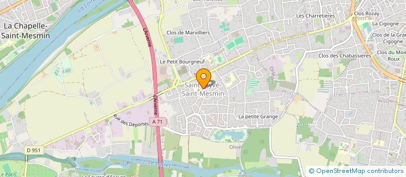 localisation de l'entreprise MADAME FREDERIQUE PRADALIER à SAINT-PRYVE-SAINT-MESMIN