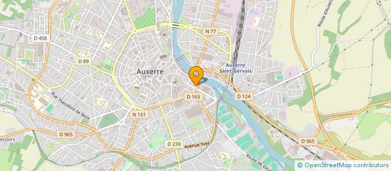 localisation de l'entreprise MADAME FREDERIQUE PRETRE  AUXERRE