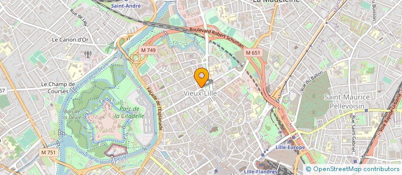 localisation de l'entreprise MADAME FREDERIQUE QUENEHEN à LILLE
