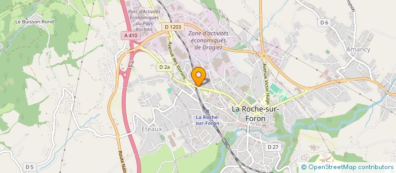 localisation de l'entreprise MADAME FREDERIQUE RAMAT à LA ROCHE-SUR-FORON