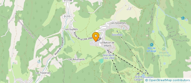 localisation de l'entreprise MADAME FREDERIQUE RAMBAUD  VILLARD-DE-LANS