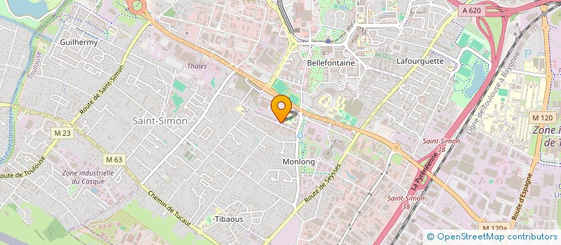 localisation de l'entreprise MADAME FREDERIQUE REAME  TOULOUSE