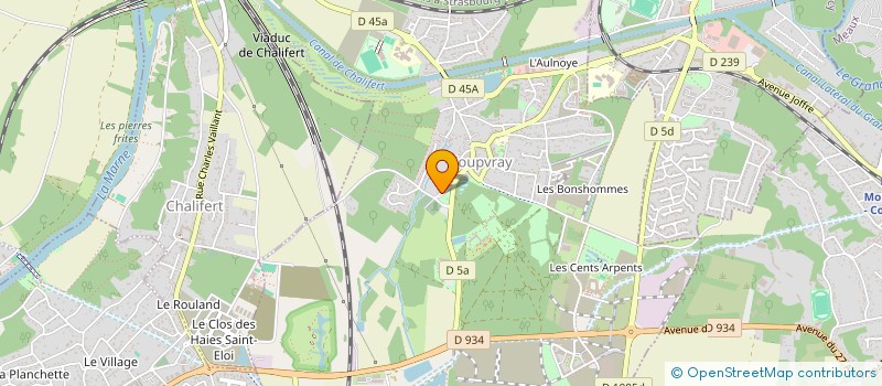 localisation de l'entreprise MADAME FREDERIQUE RENAULT  COUPVRAY