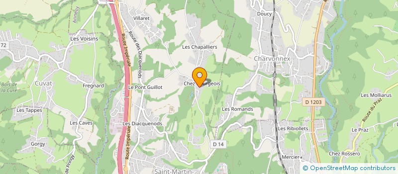 localisation de l'entreprise MADAME FREDERIQUE REVIL à ANNECY