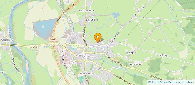 localisation de l'entreprise MADAME FREDERIQUE RICHARD  MARCIGNY