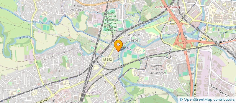 localisation de l'entreprise MADAME FREDERIQUE RICHARD  STRASBOURG