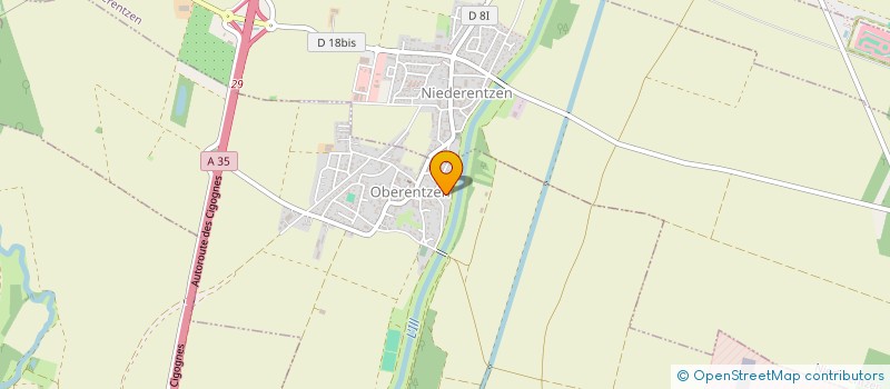 localisation de l'entreprise MADAME FREDERIQUE RISSER  OBERENTZEN