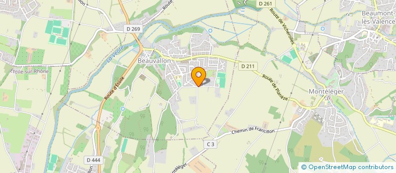 localisation de l'entreprise MADAME FREDERIQUE ROBERT  BEAUVALLON