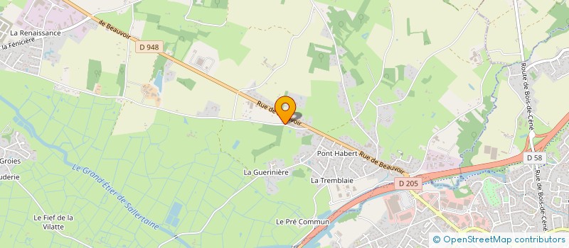 localisation de l'entreprise MADAME FREDERIQUE ROBIN à SALLERTAINE