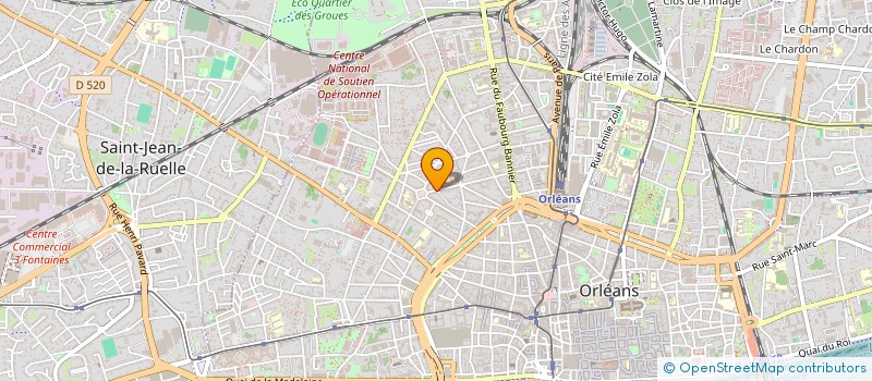 localisation de l'entreprise MADAME FREDERIQUE RODRIGUEZ à ORLEANS