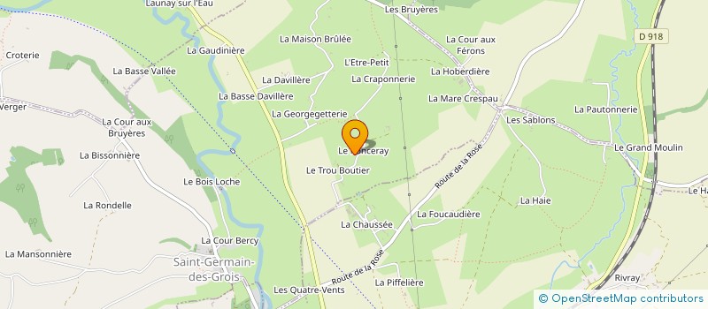 localisation de l'entreprise MADAME FREDERIQUE ROLLAND à SAINT-GERMAIN-DES-GROIS