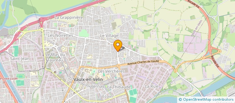 localisation de l'entreprise MADAME FREDERIQUE ROUCHETON à VAULX-EN-VELIN
