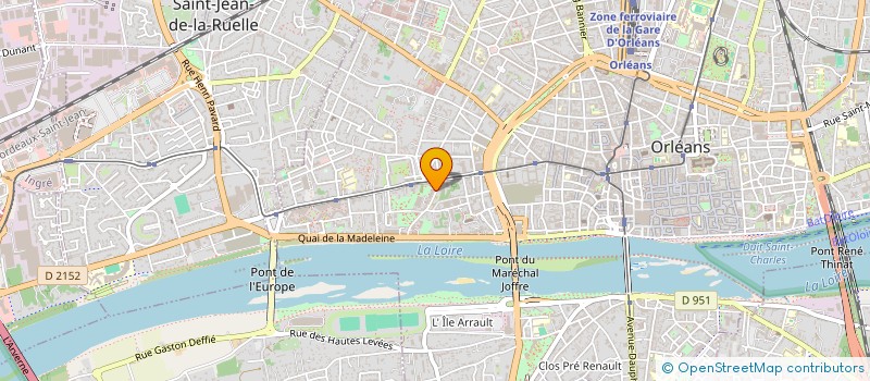 localisation de l'entreprise MADAME FREDERIQUE RUE à ORLEANS