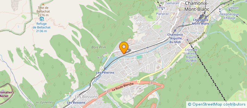 localisation de l'entreprise MADAME FREDERIQUE SADIER  CHAMONIX-MONT-BLANC