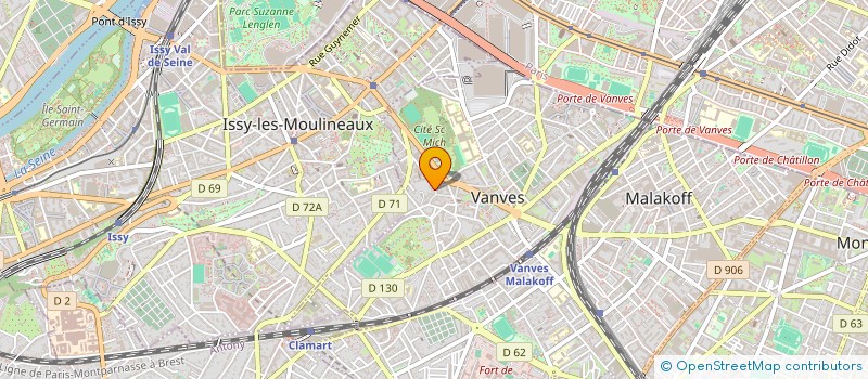 localisation de l'entreprise MADAME FREDERIQUE SANTUNE à VANVES