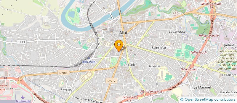 localisation de l'entreprise MADAME FREDERIQUE SAUVAN  ALBI