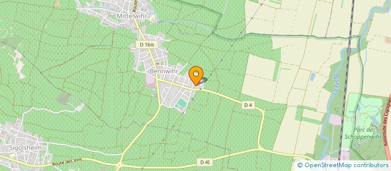 localisation de l'entreprise MADAME FREDERIQUE SCHELCHER  BENNWIHR