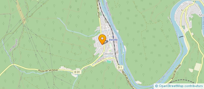 localisation de l'entreprise MADAME FREDERIQUE SCOLARI  DEVILLE