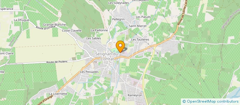 localisation de l'entreprise MADAME FREDERIQUE SIMON  SERIGNAN-DU-COMTAT